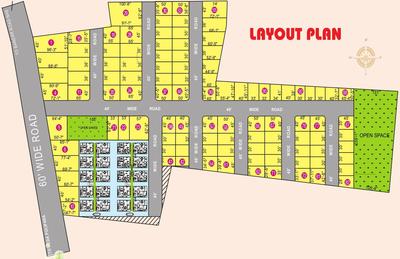 STBL Lakshmi Venkateswara Gardens Layout Plan 1