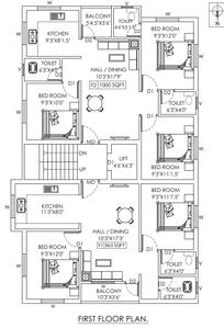 Project Image of 863.0 - 1000.0 Sq.ft 2 BHK Apartment for buy in Sai Padhmavathy Flats