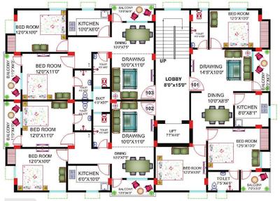 Project Image of 915.0 - 1425.0 Sq.ft 2 BHK Apartment for buy in Universal Gorakh Villa