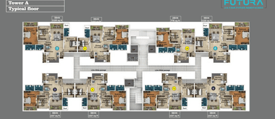 Project Image of 721.0 - 1120.0 Sq.ft 2 BHK Apartment for buy in Saheel Itrend Futura