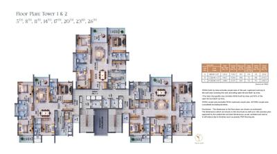 Project Image of 1996 Sq.ft 3.5 BHK Apartment / Flat for sale in East Kolkata Township for Rs. 39000000