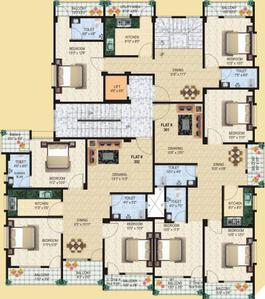 Project Image of 480.0 - 1800.0 Sq.ft 1 BHK Apartment for buy in Chhitij Floors Surendra Sunrise Enclave
