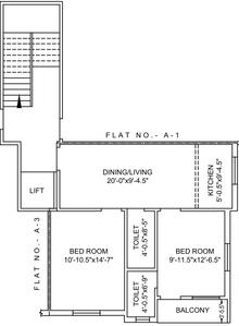 Project Image of 788.0 - 1164.0 Sq.ft 2 BHK Apartment for buy in Sree Vinayak Plaza Xl