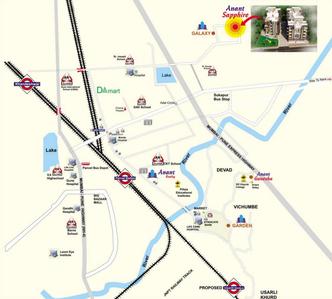 Project Image of 187.83 - 481.0 Sq.ft 1 RK Apartment for buy in Anant Sapphire