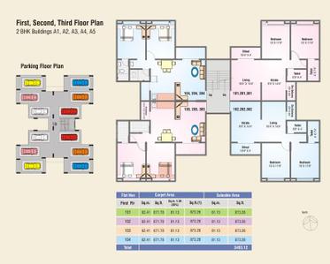Project Image of 609.0 - 873.0 Sq.ft 1 BHK Apartment for buy in Namrata Shantai Residency