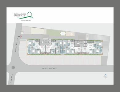 Project Image of 1148.0 - 1250.0 Sq.ft 3 BHK Apartment for buy in Coral 43