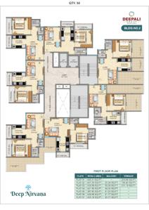 Project Image of 381.9 - 643.9 Sq.ft 1 BHK Apartment for buy in Deep Nirvana