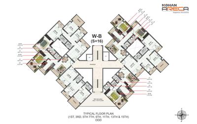 Project Image of 301.0 - 448.0 Sq.ft 1 BHK Apartment for buy in Mohan Areca Wing A B C And D