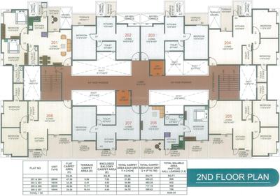 Project Image of 0.0 - 717.0 Sq.ft 2 BHK Apartment for buy in Kadam Vijaya Shrushti