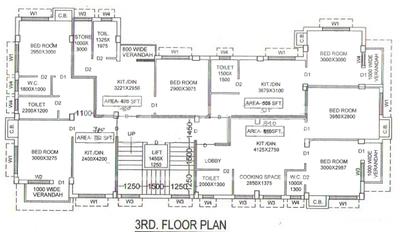 Project Image of 480.0 - 950.0 Sq.ft 1 BHK Apartment for buy in M M Banalata Abasan