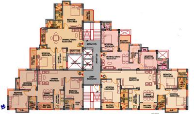 Project Image of 863.0 - 1540.0 Sq.ft 2 BHK Apartment for buy in Purti Residency