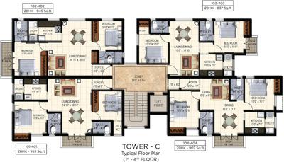 Project Image of 1248.0 - 1511.0 Sq.ft 3 BHK Apartment for buy in Stellar Orion