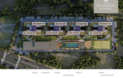 Project Image of 1209.76 - 1427.94 Sq.ft 3 BHK Apartment for buy in Kasturi The Balmoral Towers Tower D Phase I