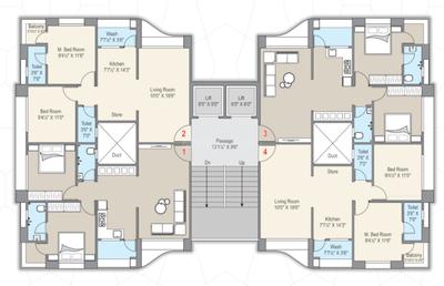 Project Image of 592.0 - 620.0 Sq.ft 2 BHK Apartment for buy in Sai Sai Luxuria