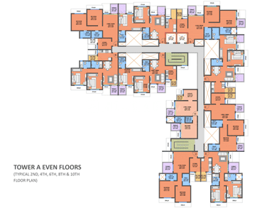 Project Image of 400.42 - 636.0 Sq.ft 1 BHK Apartment for buy in Lushlife Impero Building A And B