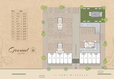 Project Image of 611.82 - 777.26 Sq.ft 2 BHK Apartment for buy in Aadhya Aangan