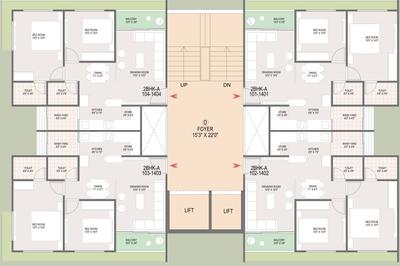 Project Image of 1265.0 - 1290.0 Sq.ft 2 BHK Apartment for buy in Good Earth