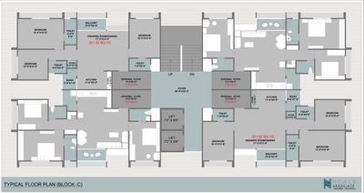 Project Image of 0.0 - 1989.0 Sq.ft 3 BHK Apartment for buy in Yug Vincitore Rivera