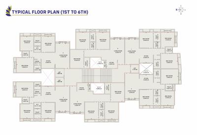 Project Image of 837.43 - 851.53 Sq.ft 3 BHK Apartment for buy in Sai Heritage Square
