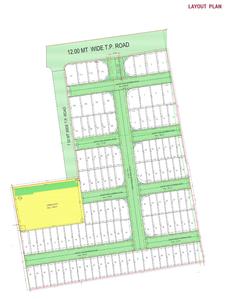 Shreenathji Giriraj Paradise Layout Plan 1