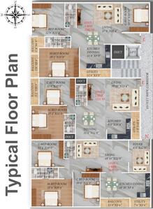 Charith Lakshmi Sapphire Charith Lakshmi Sapphire Cluster Plan from 1st to 4th Floor 1