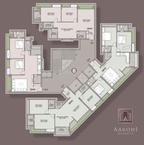 Project Image of 740.56 - 924.3 Sq.ft 2 BHK Apartment for buy in Panam Aarohi Heights