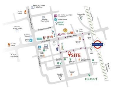 Project Image of 301.6 - 509.78 Sq.ft 1 BHK Apartment for buy in Shree Krishna Vandana Residency