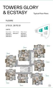 Project Image of 1550.0 - 2660.0 Sq.ft 3 BHK Apartment for buy in Levonor Egeira