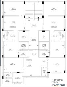 Project Image of 386.1 - 479.42 Sq.ft 2 BHK Apartment for buy in Radheshyam Height
