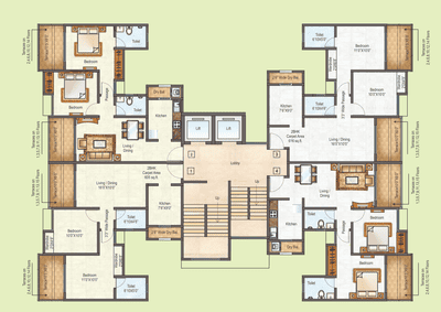 Project Image of 650 Sq.ft 1 BHK Apartment / Flat for sale in Kalyan West for Rs. 5499000