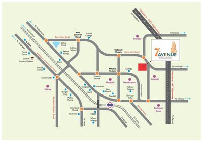 Project Image of 321.52 - 488.9 Sq.ft 1 BHK Apartment for buy in Pawar Seventh Avenue