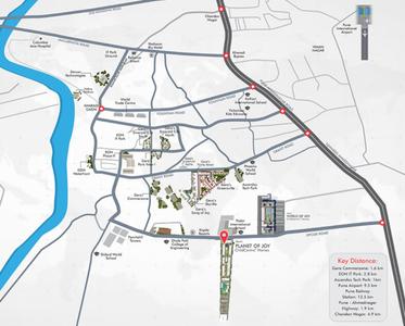Project Image of 685.66 - 1905.32 Sq.ft 2 BHK Apartment for buy in Gera Geras Planet of Joy Project IV