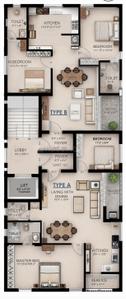 Project Image of 1174.0 - 1252.0 Sq.ft 2 BHK Apartment for buy in Rohini Bliss