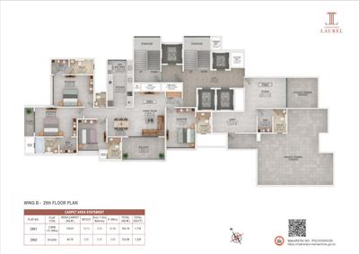 Project Image of 1277.0 - 1778.0 Sq.ft 3 BHK Apartment for buy in Venkatesh Laurel
