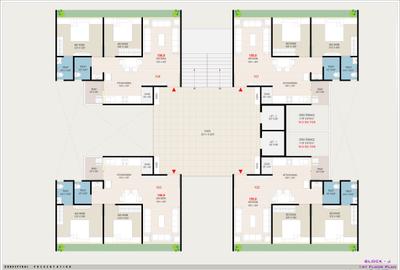 Project Image of 1404 Sq.ft 2 BHK Apartment / Flat for sale in Odhav for Rs. 4000000