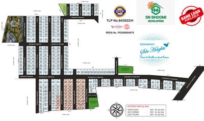 Eeshanyas SDR Heights at Shadnagar Town Layout Plan 1