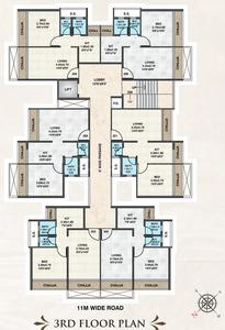 Project Image of 545.0 - 695.0 Sq.ft 1 RK Apartment for buy in Bhaveshwar Varni Dham