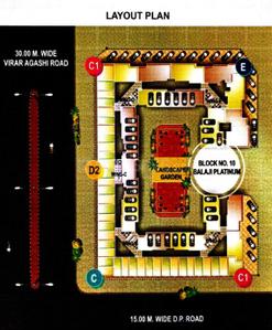 Project Image of 608.0 - 656.0 Sq.ft 2 BHK Apartment for buy in Balaji Platinum