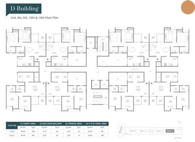 Project Image of 361.0 - 591.0 Sq.ft 1 BHK Apartment for buy in Pharande Kairosa