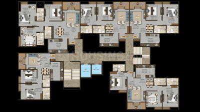 Project Image of 800 Sq.ft 2 BHK Apartment / Flat for sale in Dhanori for Rs. 6500000