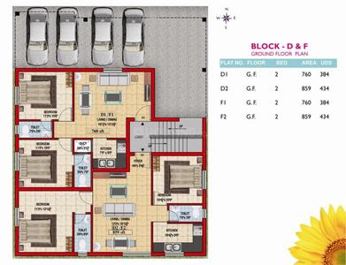 Project Image of 551.0 - 1014.0 Sq.ft 1 BHK Apartment for buy in Colorhomes Golden Classic