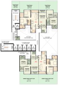 Project Image of 1615 Sq.ft 3 BHK Apartment / Flat for sale in Pimple Nilakh for Rs. 15900000