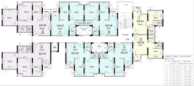 Project Image of 258.23 - 542.06 Sq.ft 1 RK Apartment for buy in Mahindra Happinest