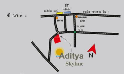 Project Image of 530.34 - 558.86 Sq.ft 2 BHK Apartment for buy in Aditya Skyline