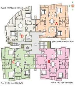 Project Image of 1105.0 - 1655.0 Sq.ft 2 BHK Apartment for buy in Gokulam Anagha