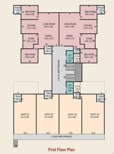Project Image of 0.0 - 885.87 Sq.ft 2.5 BHK Apartment for buy in J K Nanda