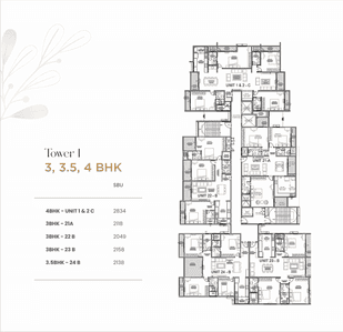 Project Image of 1815.0 - 3587.0 Sq.ft 3 BHK Apartment for buy in Svamitva Soul Spring