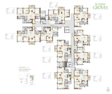 Project Image of 1120.0 - 3370.0 Sq.ft 2 BHK Apartment for buy in Cynosure Sunny Groves