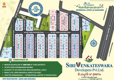 Project Image of 1503.0 - 2403.0 Sq.ft Residential Plot Plot for buy in Siri Venkateswara Nandanavanam Sowbhagya