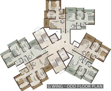 Project Image of 269.31 - 432.0 Sq.ft 1 BHK Apartment for buy in Lakhani Orchid Woods